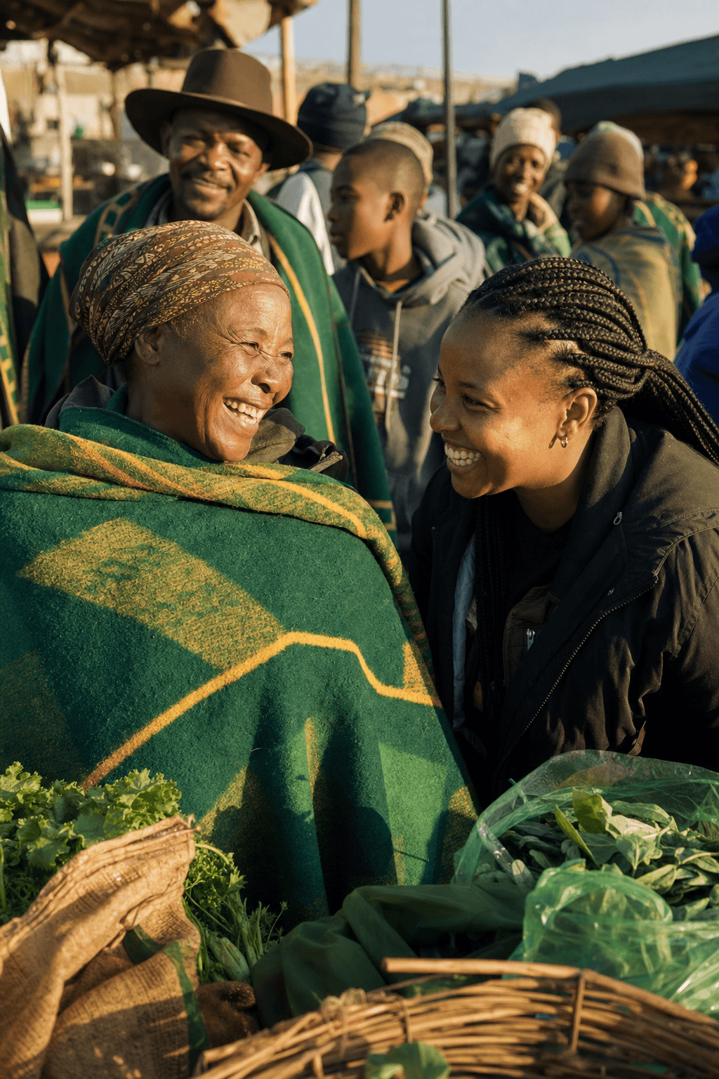 Basotho community members